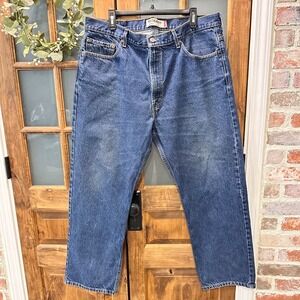 Levis‎ 505 Regular Fit Mens Jeans 40x29 Medium Wash Blue Denim 100% Cotton
